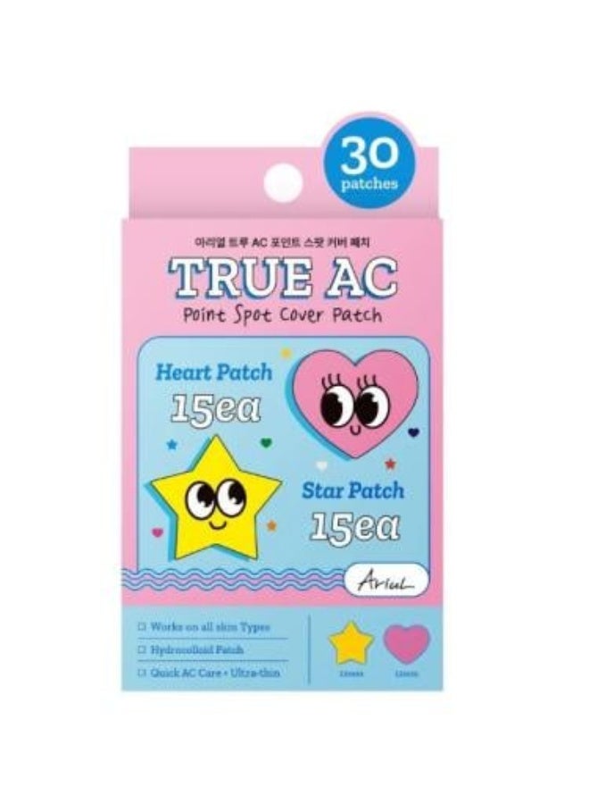 True AC Point Acne Patch Covers - 30 Patches